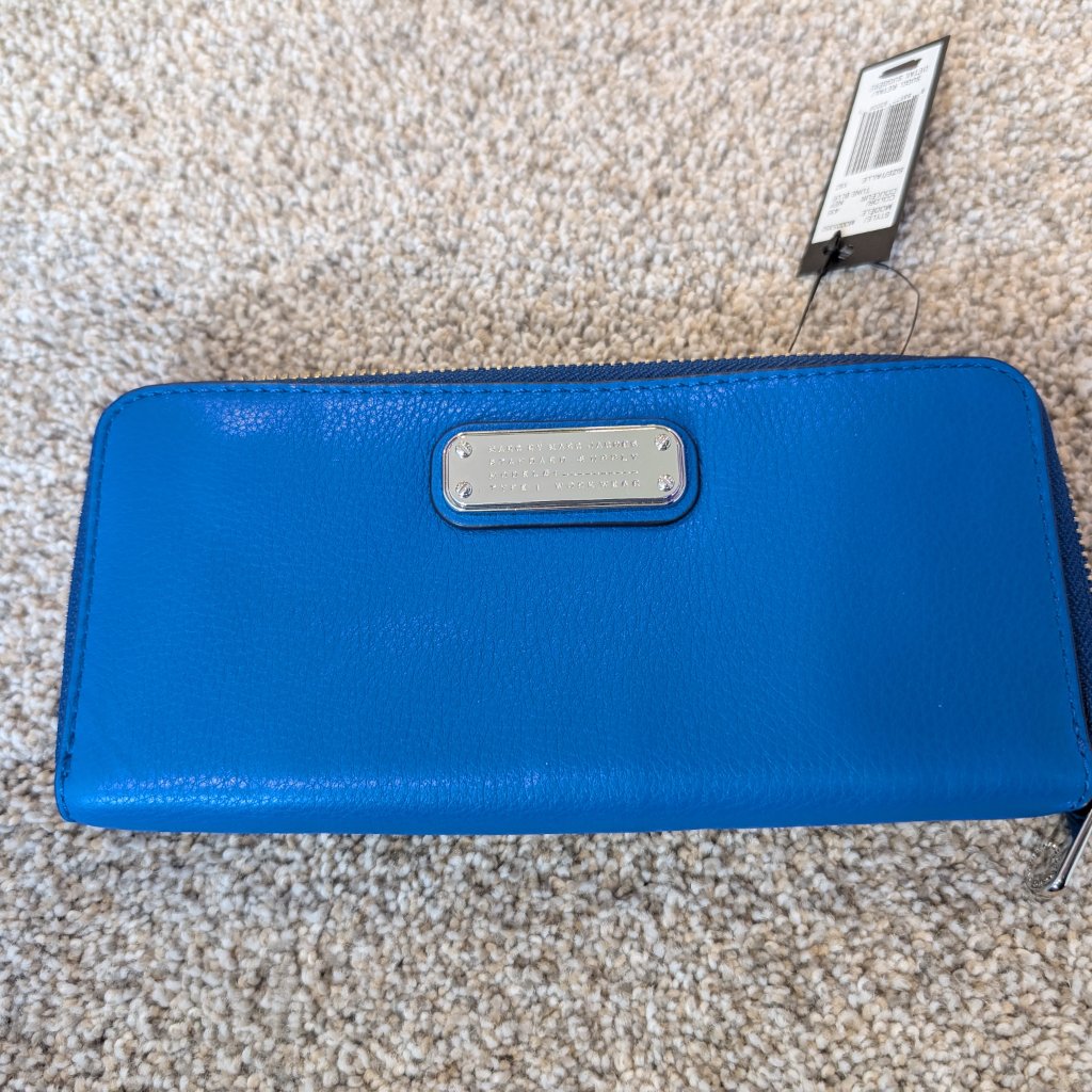 Brand New Blue Marc Jacobs Wallet